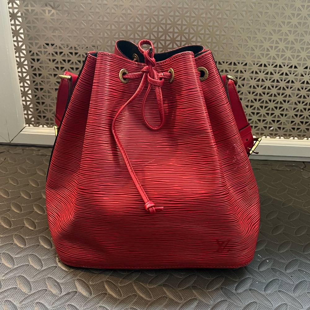 Red Louis Vuitton Bag